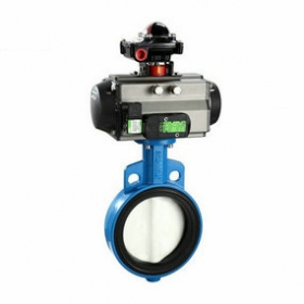 气动对夹式蝶阀